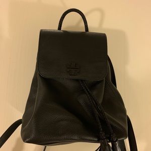 Tory Burch Taylor Black leather backpack